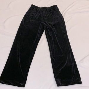 R&M Richard's by Karen Kwong Vintage black velvet pull on pants size 8P